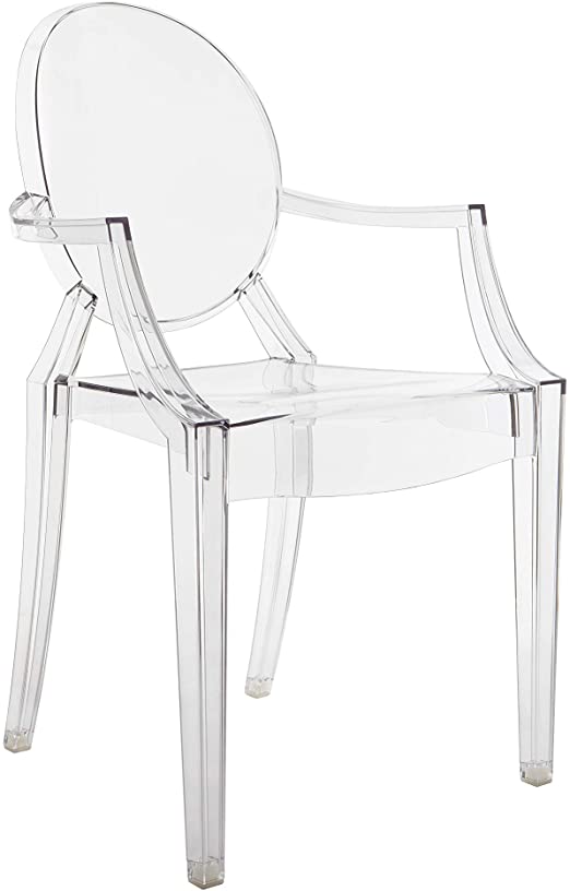 Amazon.com: Original Kartell Louis Ghost Arm Chair, Crystal: Arts .