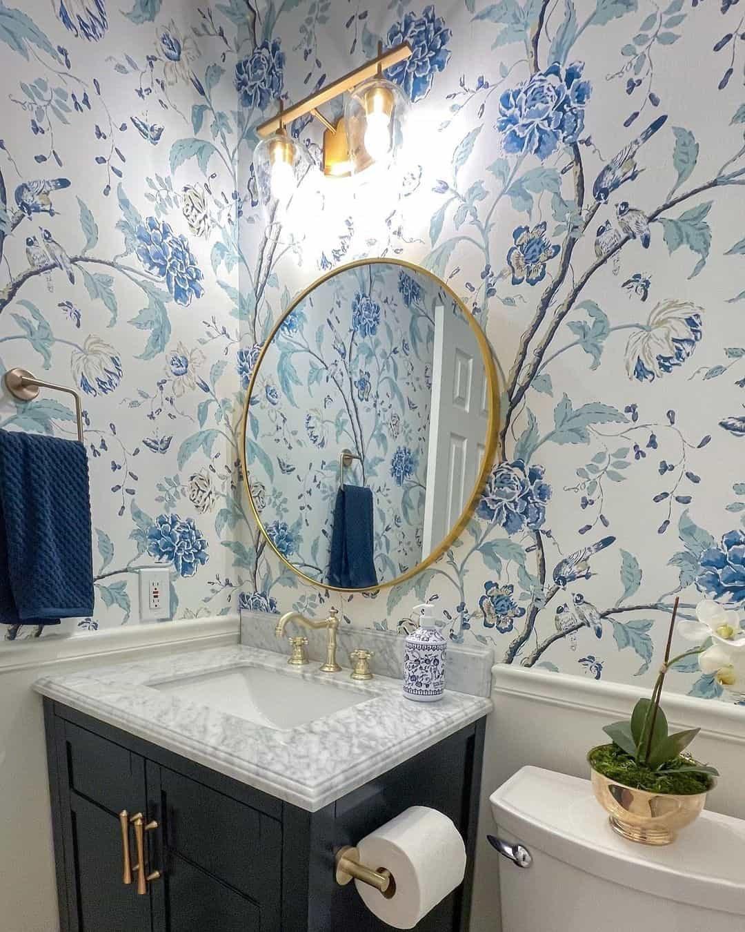 Bold wallpaper choices to invigorate your bathroom decor