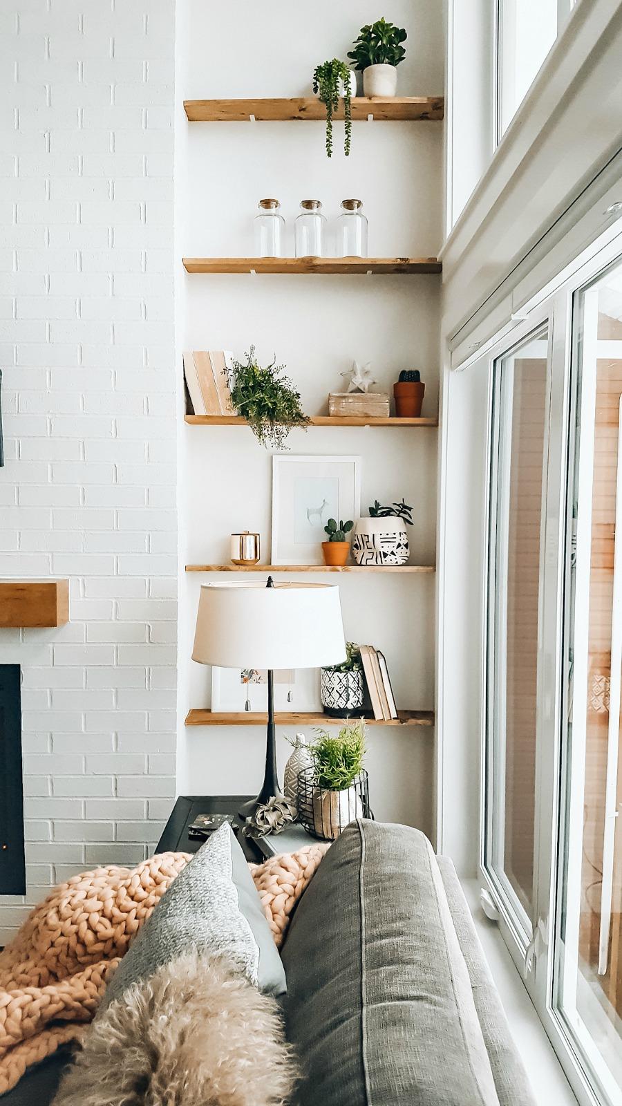 Artistic shelves to display treasures and memories within your Boho Living‍ Room