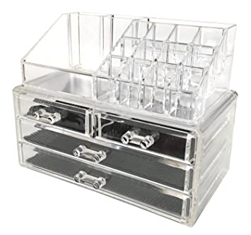 Amazon.com: Sodynee Acrylic Makeup Organizer Cosmetic Organizer .