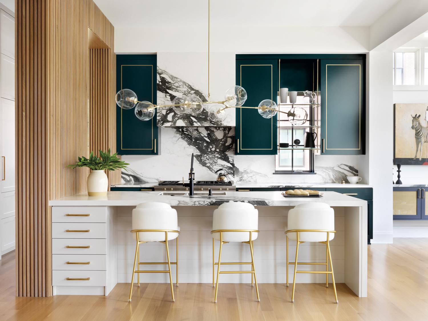 Bold color palettes ​energize kitchens, moving away from traditional ‍whites ‌and neutrals