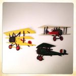 Vintage metal airplane wall decor Homco | Etsy | Airplane wall .