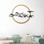 Black Birds Metal Wall Art Metal Home Decor Flying birds | Etsy .