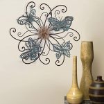 Amazon.com: Asense Home Decorative Fabric Metal Butterfly Wall .