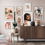 Mid-Century Modern Graphic Wall Art Print – House of Andaloo .