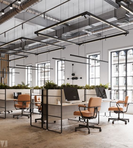 Designs of modern office drive the
productivity