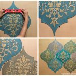 How to Stencil: Moroccan Dreams Wall Art Wood Shapes | Moroccan .