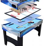 Amazon.com : Hathaway Matrix 54-In 7-in-1 Multi Game Table with .