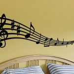 Pin by Pinja on y in 2020 | Music notes wall art, Music wall decal .
