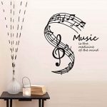Amazon.com: Dalxsh Music is The Medicine of The Mind Wall Stickers .
