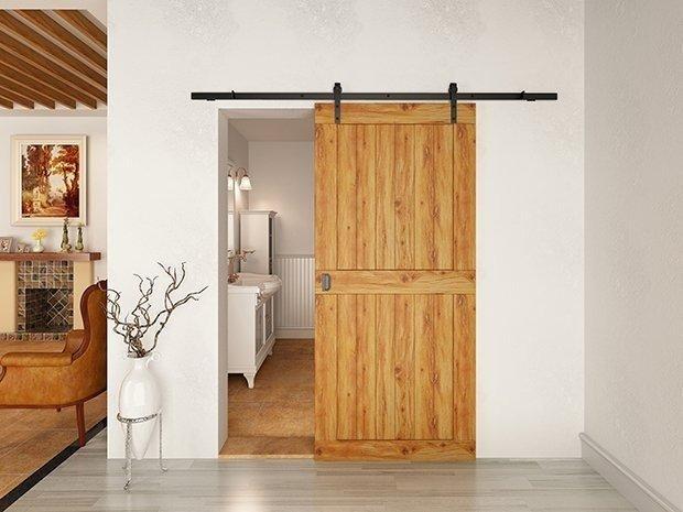 Add a‍ sliding barn door for unique style