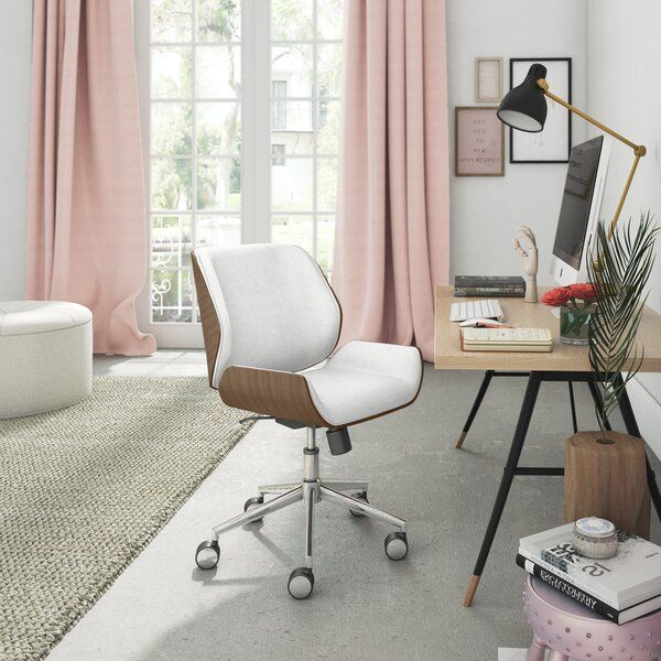 Ophelia Task Chair in 2020 | Home office chairs, Chic office chair .