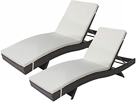 Amazon.com: Divano Roma Furniture 2-Pack All-Weather Modern Patio .