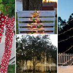 10 Cool Ideas to Decorate Garden or Yard Trees for Christmas .