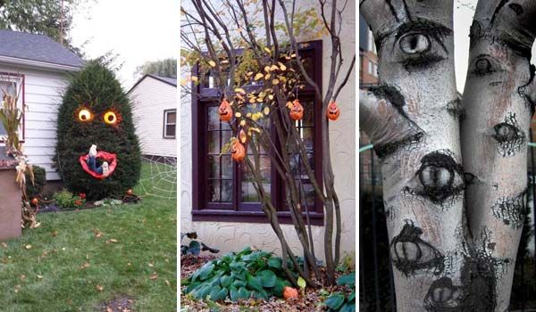 Top 21 Creepy Ideas to Decorate Outdoor Trees for Halloween .