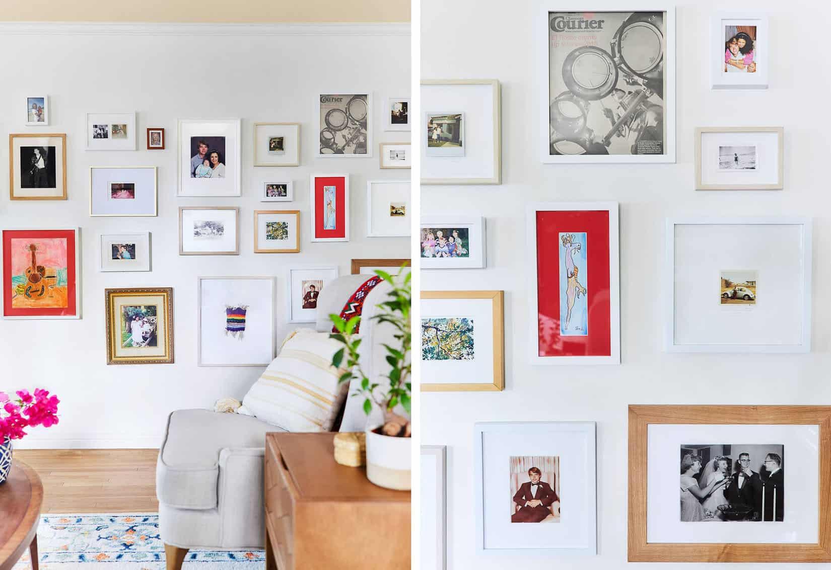 Curate a gallery wall with personal photos and⁢ artwork for your living room