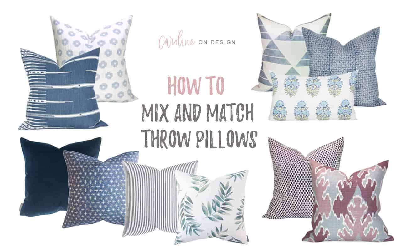 Mix and match patterned throw pillows for a cozy, creative touch