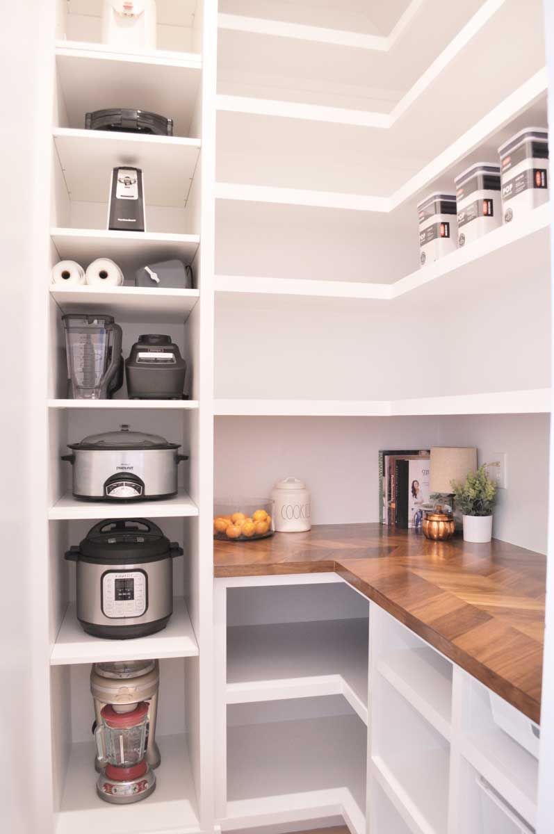 Find some storage pantry shelving for
your kitchen