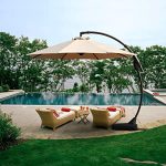 Amazon.com : Grand patio Outdoor 11 FT Offset Umbrella with Base .