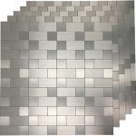 Amazon.com: Art3d 5-Piece Metal Backsplash Tile Peel and Stick .
