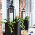 Fall Planter Idea: Lanterns & Mums | On Sutton Place | Front porch .