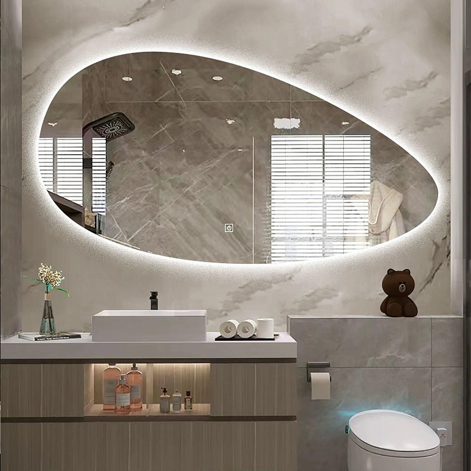 Experiment with asymmetrical lighting‌ for a fun ​eclectic bathroom ‌atmosphere