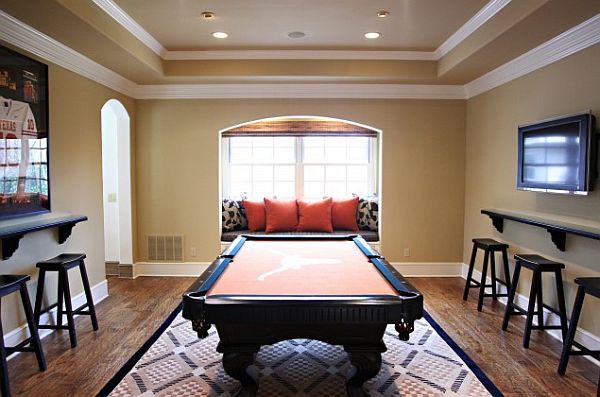 Inspiring game rooms decorating ideas | Pool table room, Game room .