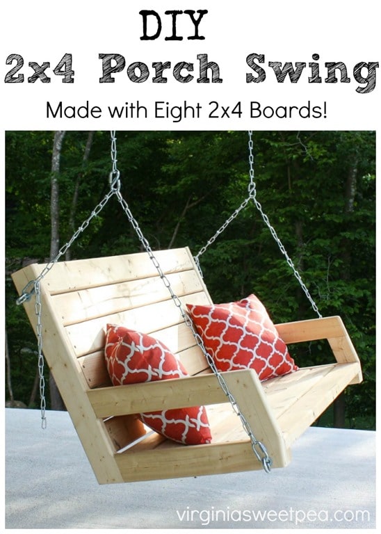 DIY 2x4 Porch Swing - Sweet P