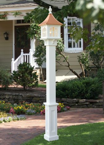 Lamp Post and Lanterns from Capital Outdoor Accents | Outdoor post .