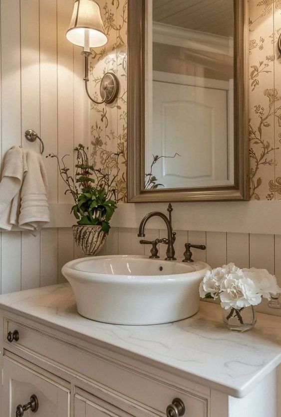 Refined Redesign: Transformative Powder Room Makeover Ideas for Modern Elegance