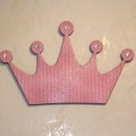 Pink Princess Princess crown wall decor Pink wall decor | Etsy .