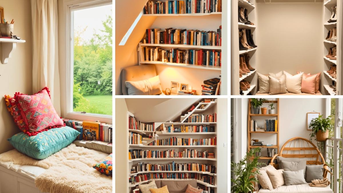 Design a reading nook with ⁤shelves or a small⁤ bookcase on your screened porch