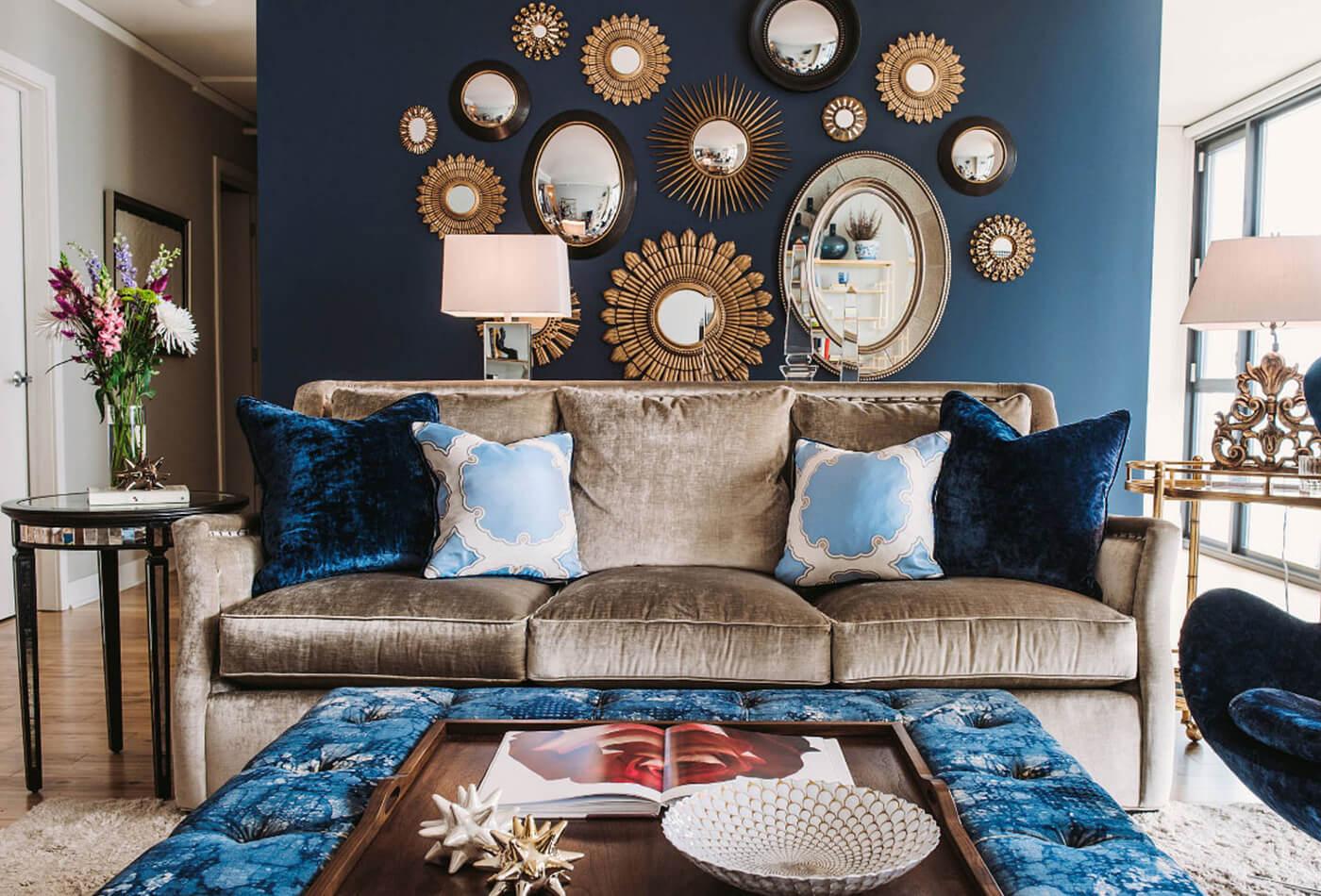 Creative Wall Treatments Living Room: Experiment with ⁣wallpaper ​or textures for dramatic effects