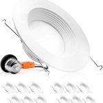 PARMIDA (12-Pack) 5/6 inch Dimmable LED Recessed Lighting .