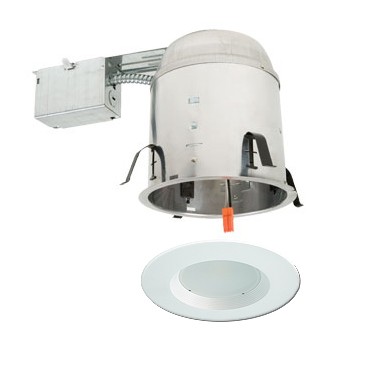 5" LED recessed remodel lighting kit remodel IC AT housing white .