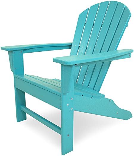 Amazon.com : POLYWOOD SBA15AR South Beach Adirondack Chair, Aruba .