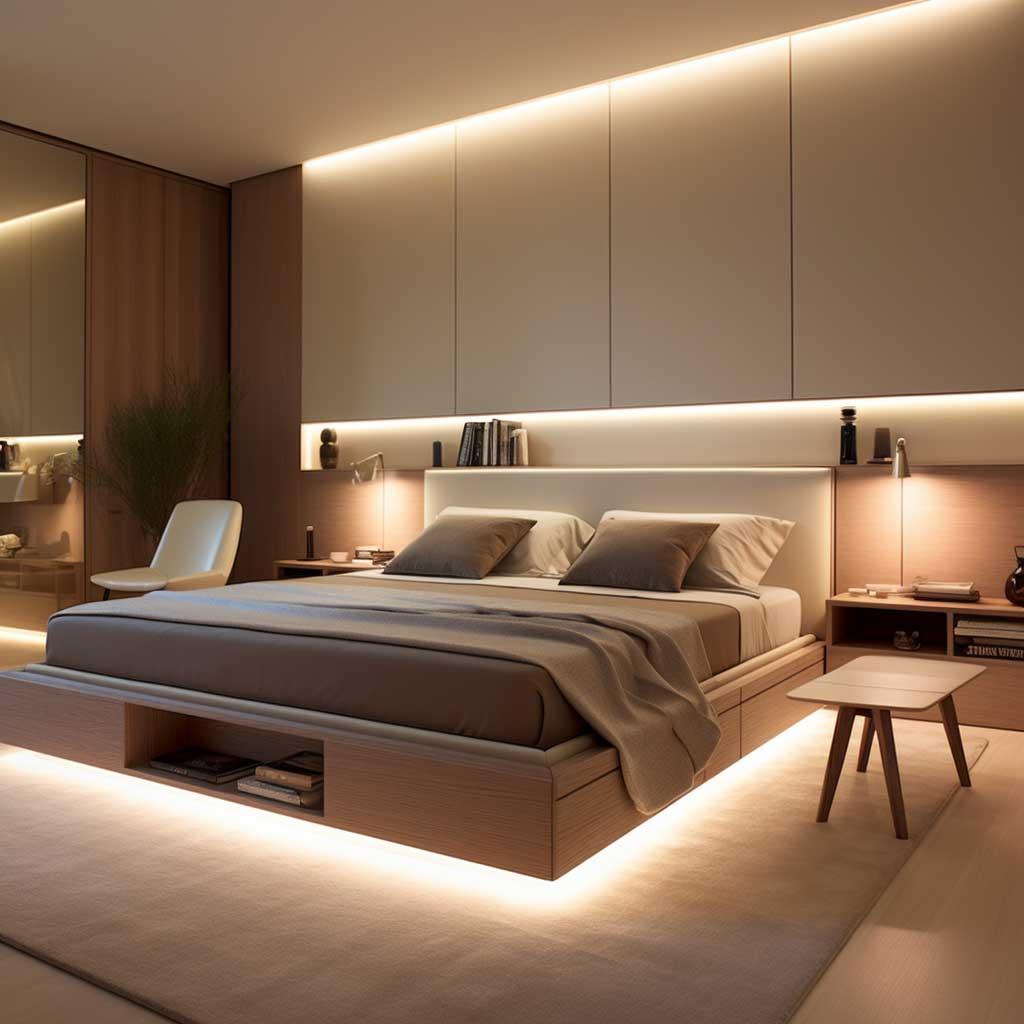 Keep ⁢lighting soft and adjustable‌ for mood​ setting⁢ in your minimalist bedroom