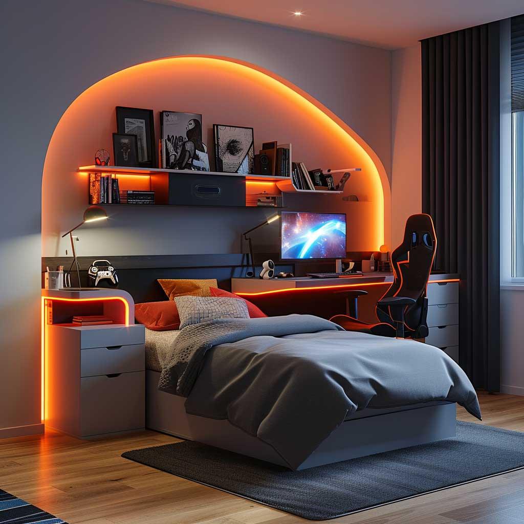 Futuristic furniture can transform the functionality of‌ any teen bedroom space