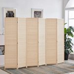 Amazon.com: RHF 6 ft.Tall Bamboo Room Dividers, 6 Panel Room .