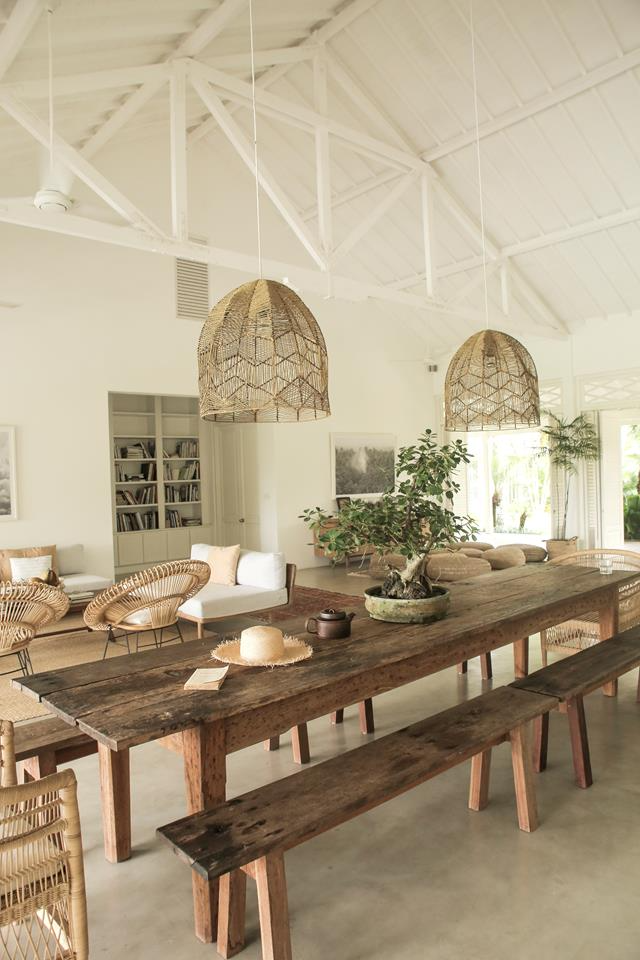 Bring rustic dining table to add charm to
  your house