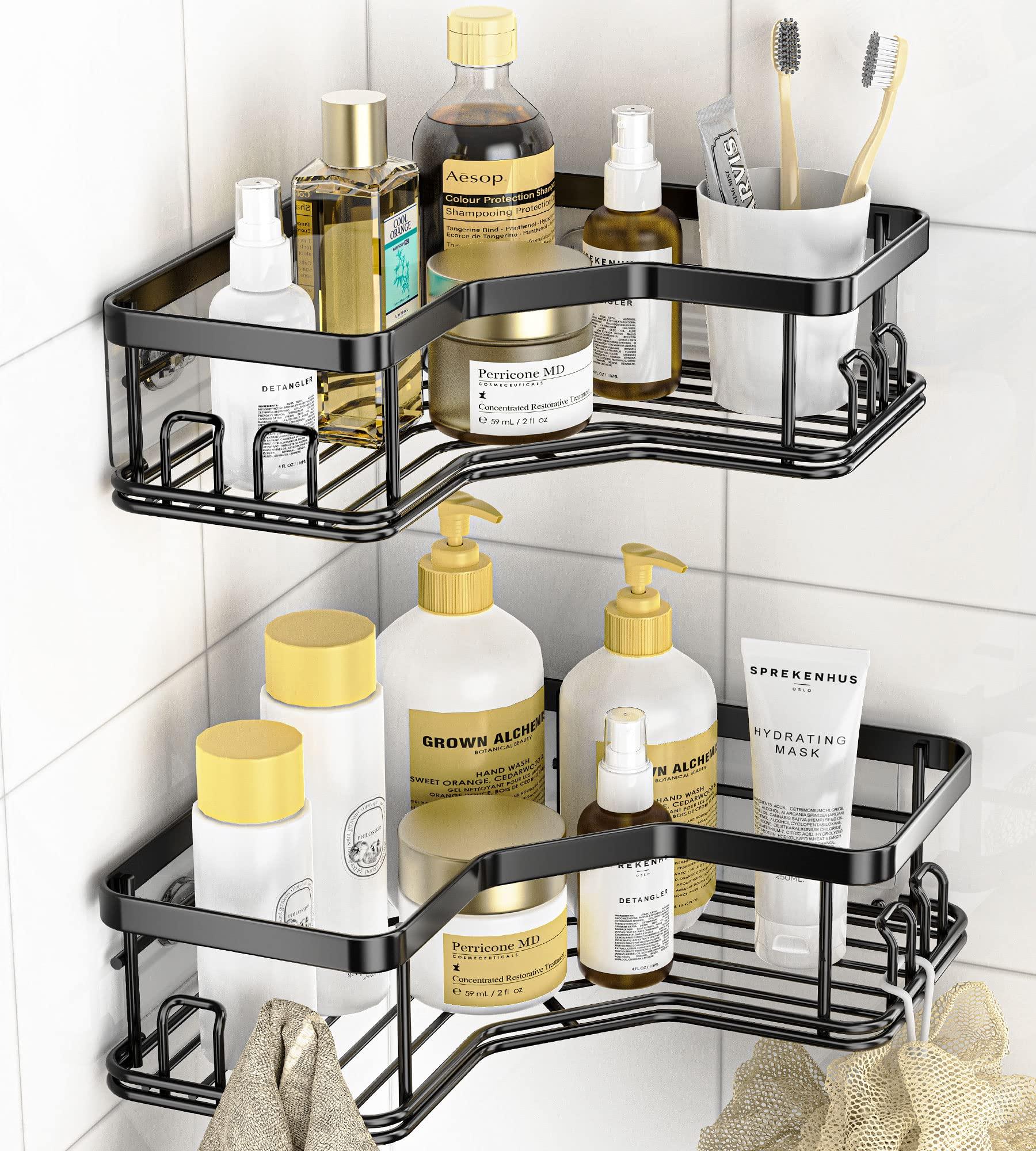 Choose a shower caddy for organized products in ‍your small bathroom