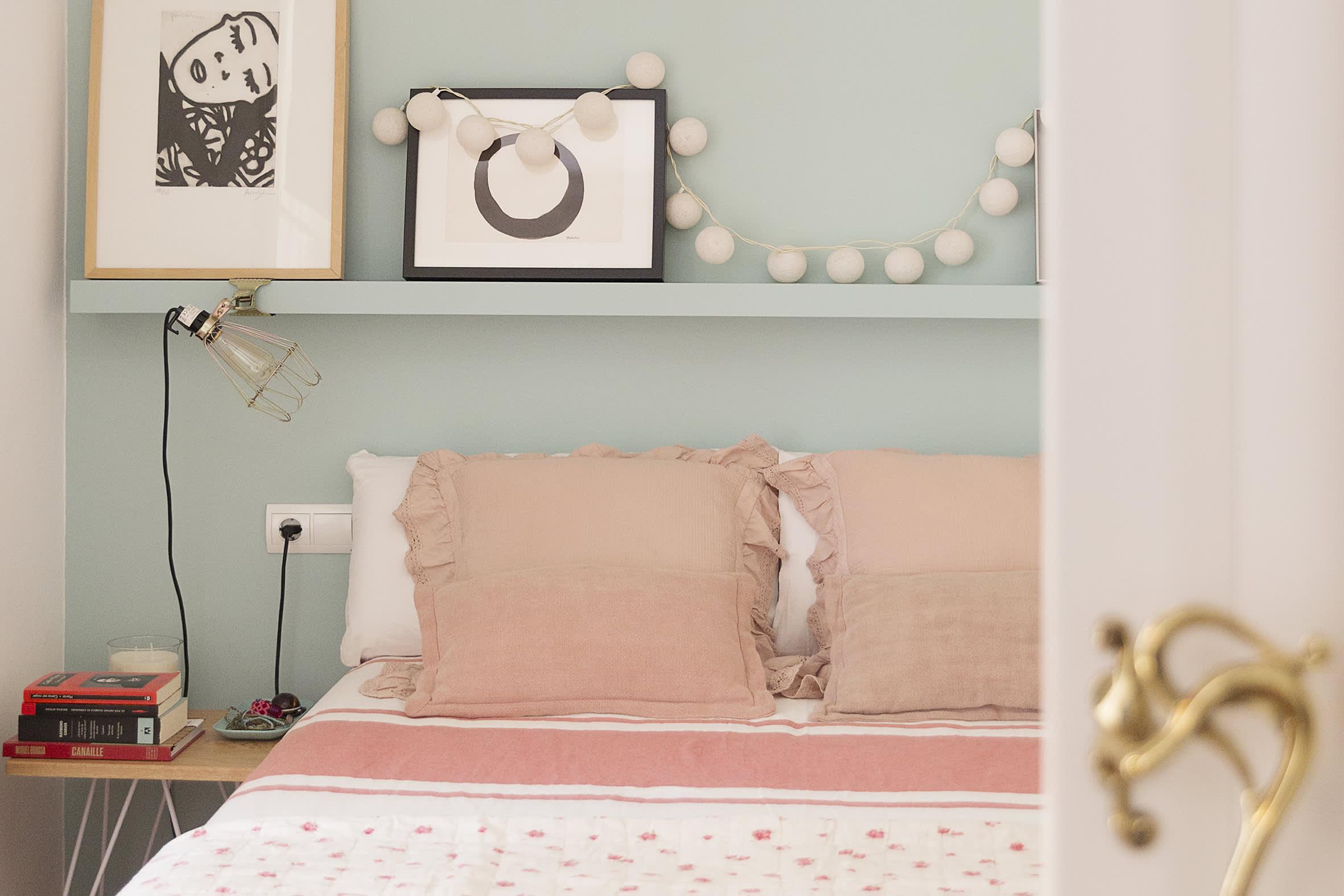 Embrace pastel colors for a soft, serene vibe in your teen girl bedroom