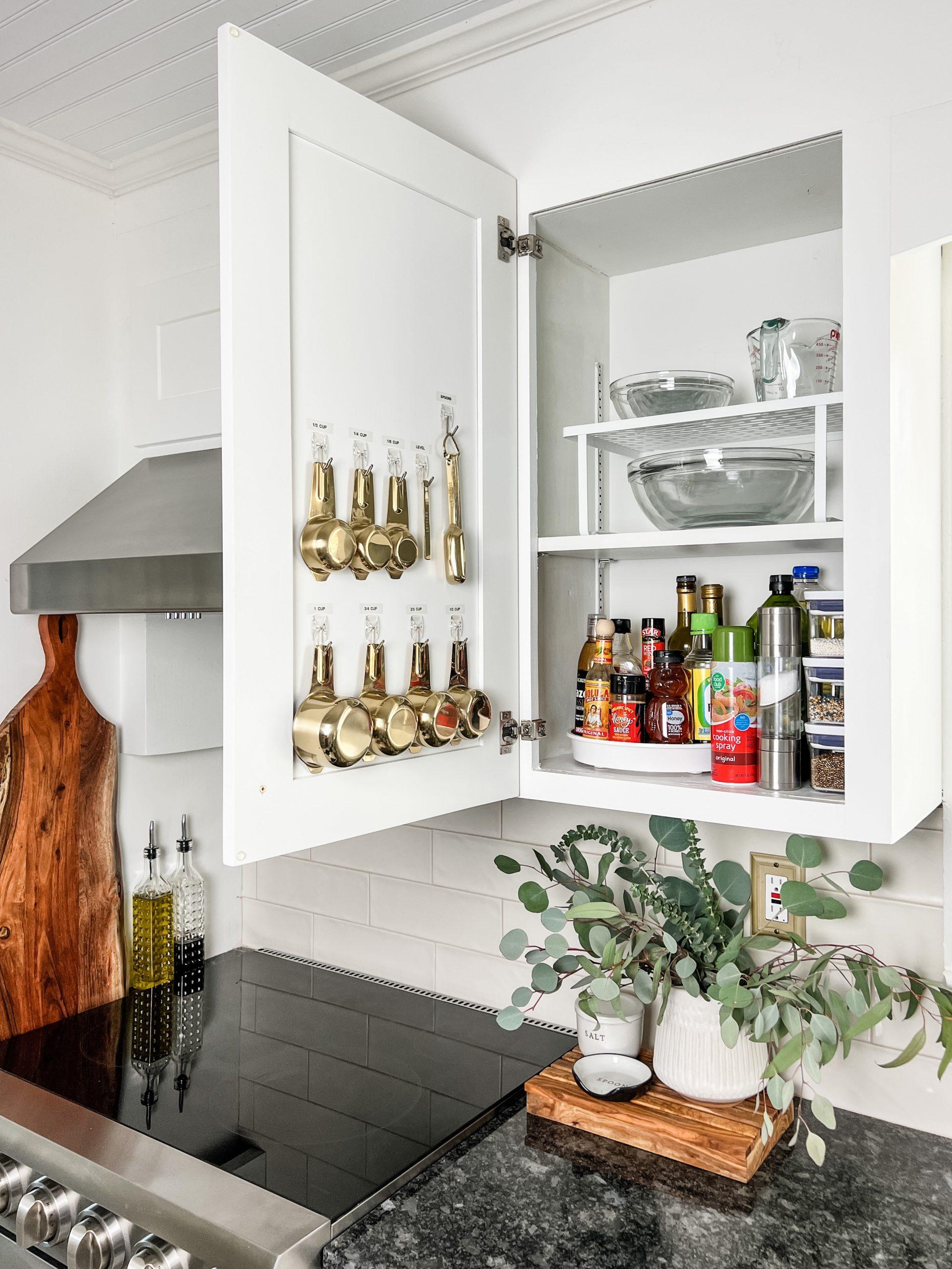 Install pull-out cabinets to access hidden spaces in your galley kitchen effectively