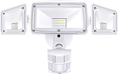Amazon.com: 3 Head LED Security Lights Motion Outdoor Motion .