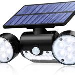 Amazon.com: CINOTON Solar Flood Lights Outdoor Motion Sensor 30 .