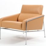 Vintage Series 3300 Natural Leather Armchair by Arne Jacobsen for .