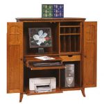 Mt. Eaton Solid Wood Computer Armoire by DutchCrafters Amish Furnitu