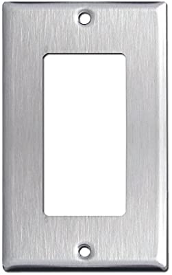 Brushed Satin Nickel Stainless Steel Wall Covers Switch Plates .