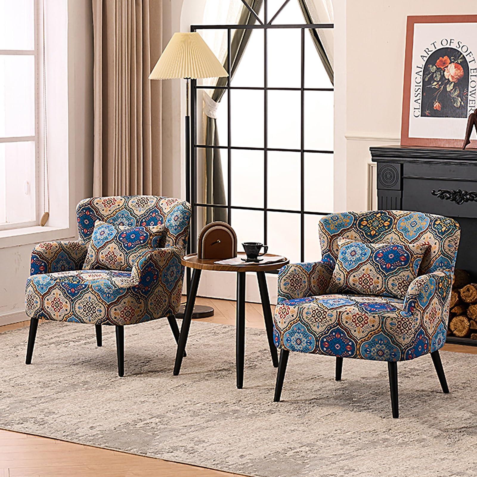 Chic accent chairs add a layer of sophistication to your Living Room