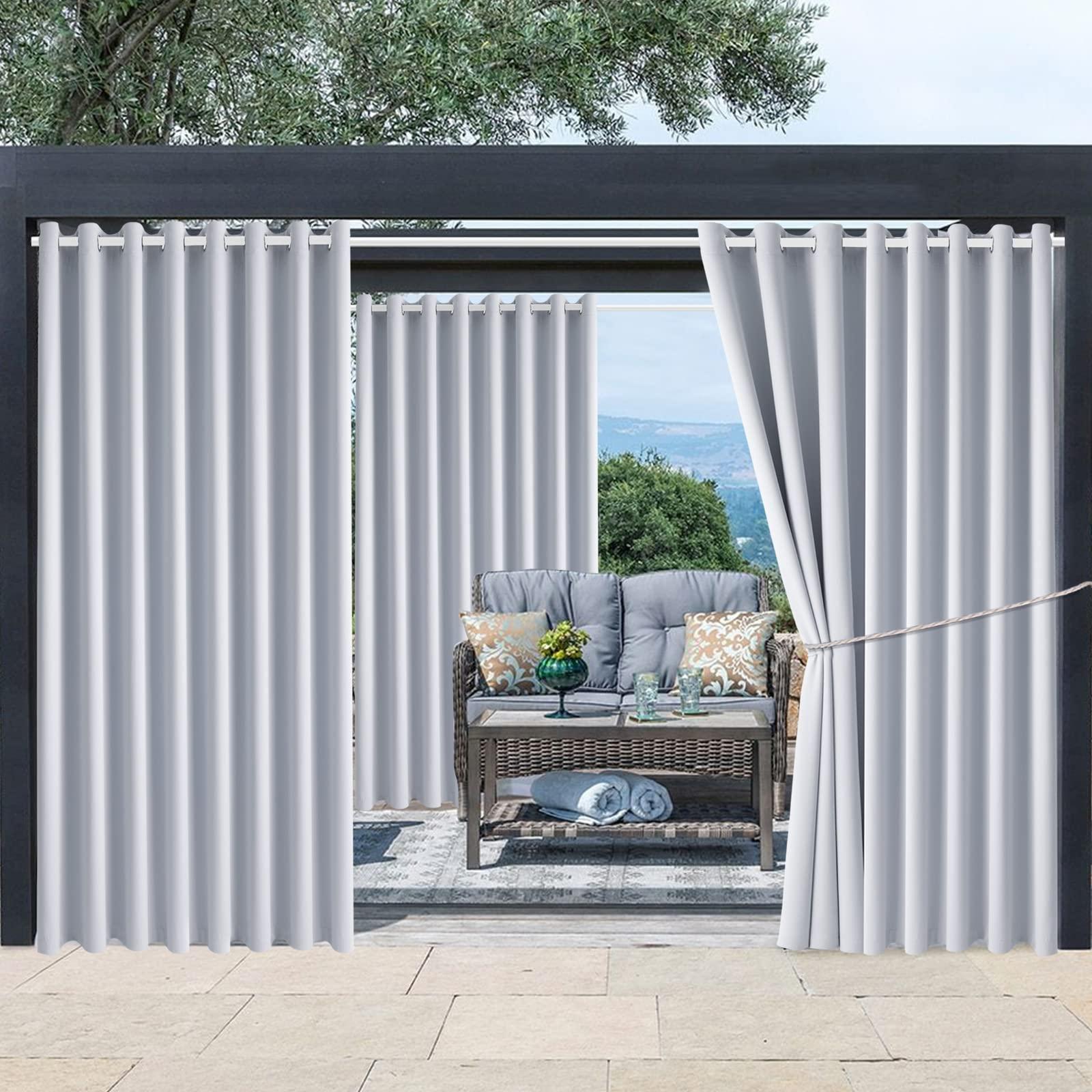 Weather-resistant curtains​ for added privacy‌ and style on your ⁤screened⁤ porch